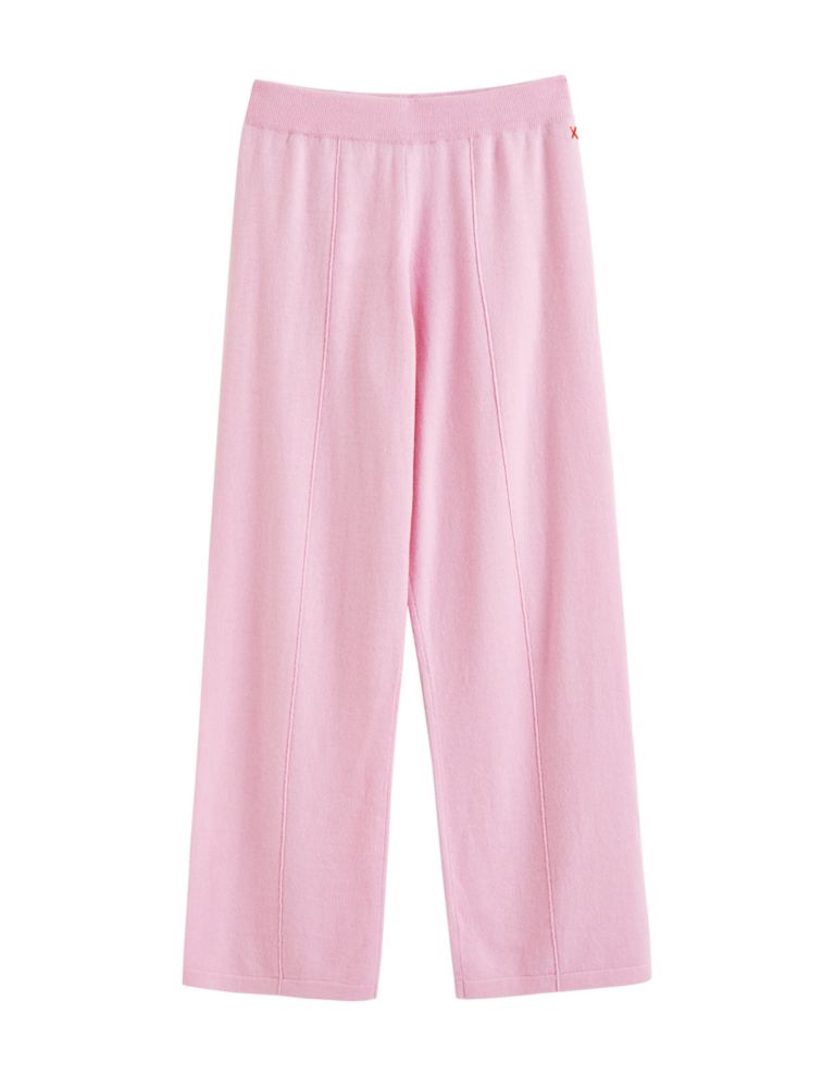 Wool Rich Wide Leg Relaxed Joggers with Cashmere 1 of 1