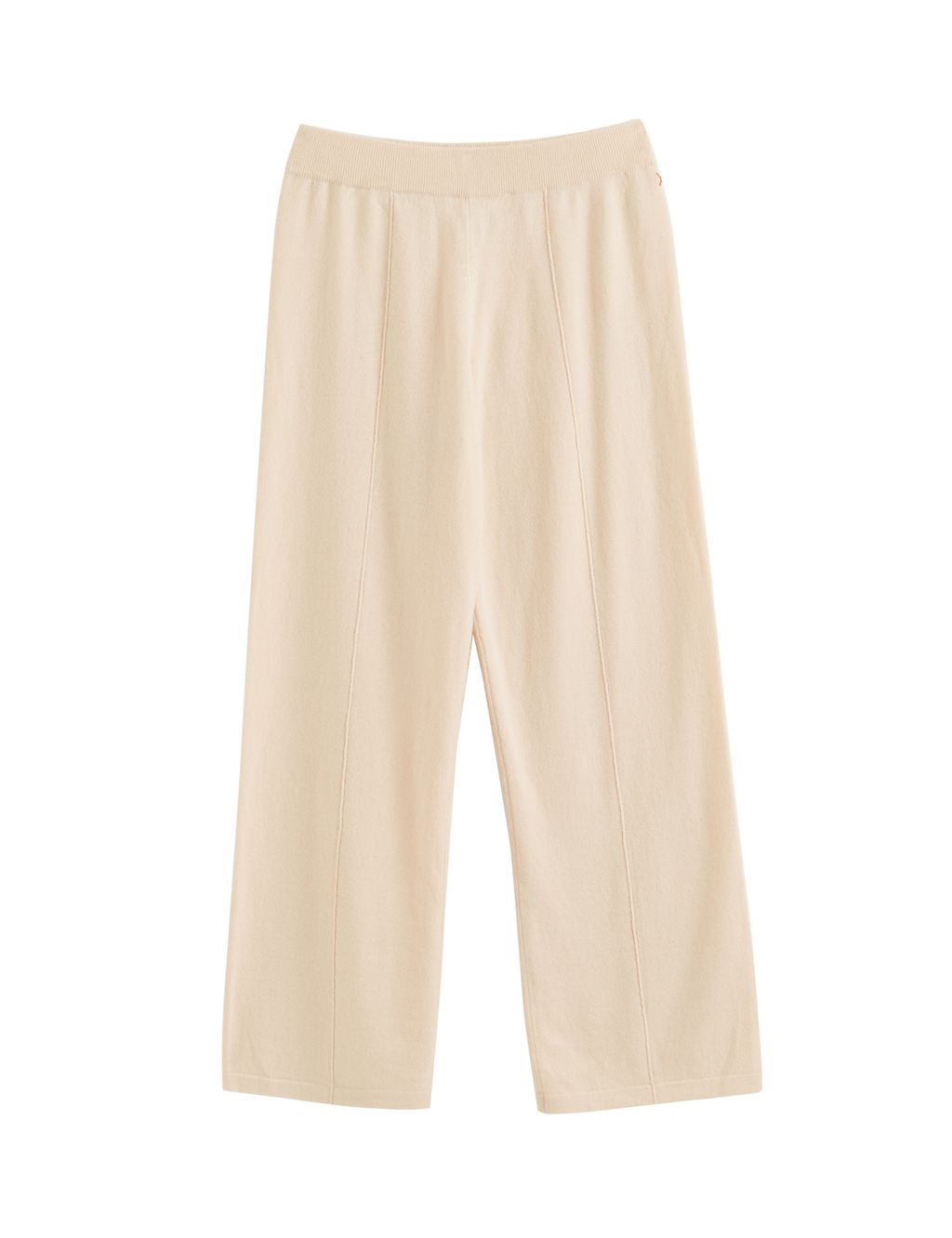 Wool Rich Wide Leg Relaxed Joggers with Cashmere 1 of 4