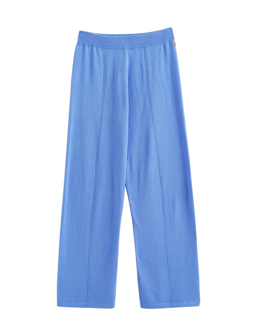 Wool Rich Wide Leg Relaxed Joggers with Cashmere 1 of 1