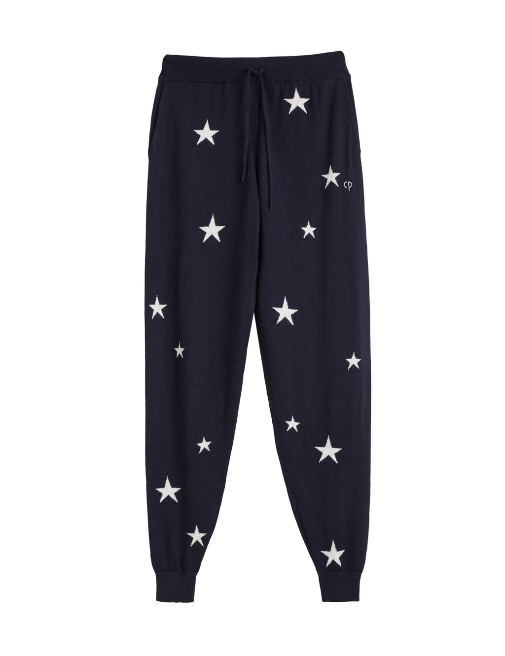 Wool Rich with Cashmere Star Print Joggers Chinti Parker M S