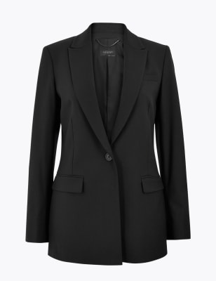 black tailored blazer