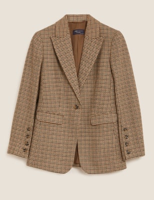 houndstooth coat marks and spencer