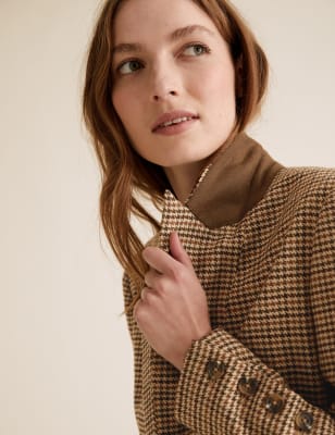 marks and spencer dogtooth jacket