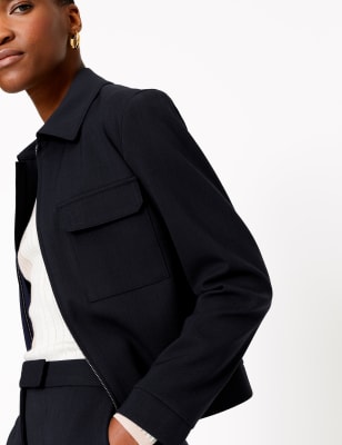 short utility jacket