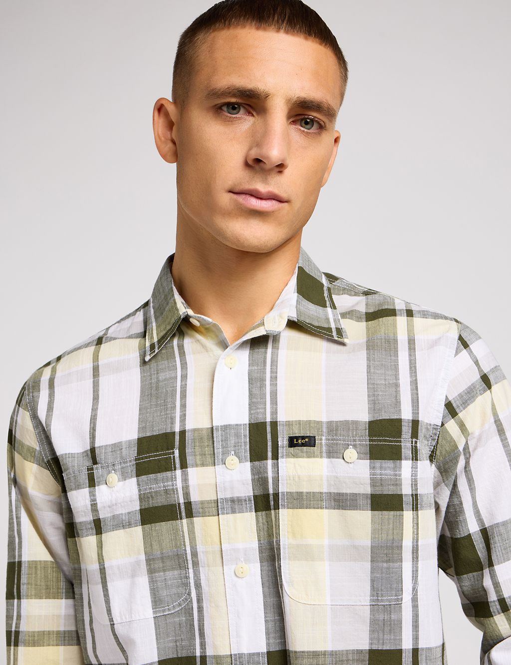 Worker Pure Cotton Check Flannel Shirt 6 of 6