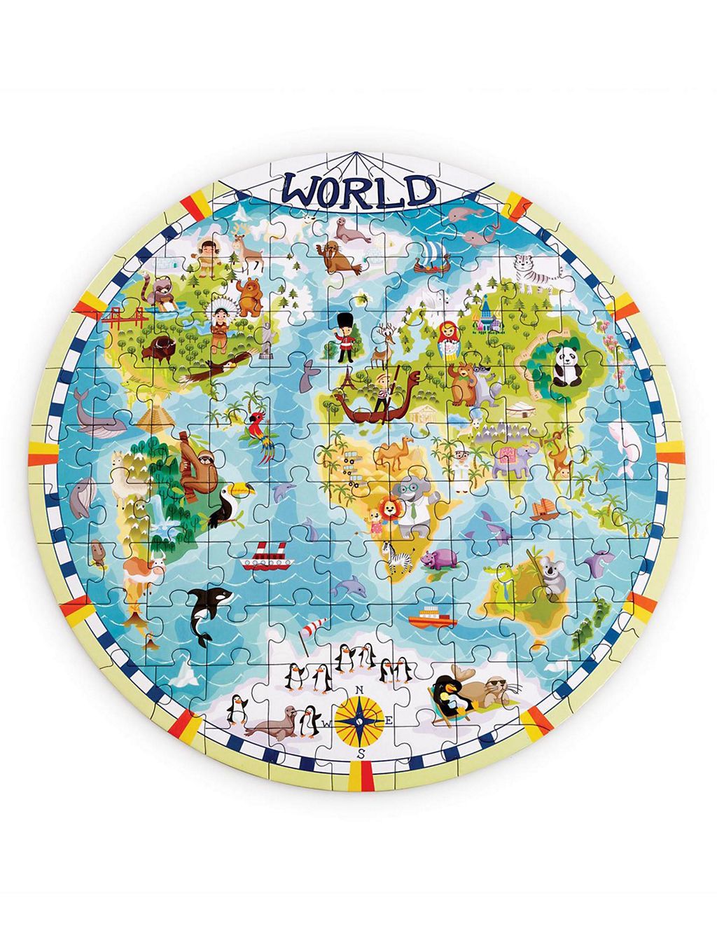 World Map Puzzle (5+ Yrs) 2 of 3