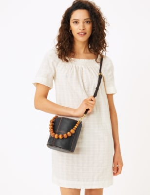 The Slim Brooklyn Crossbody Bag in Suede: Chain Handle Edition