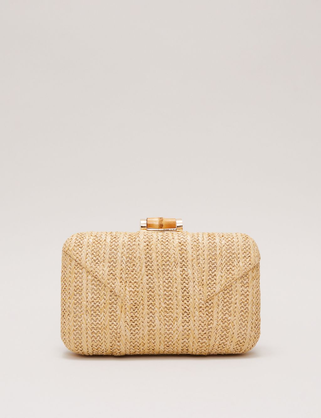 Woven Chain Strap Clutch Bag 1 of 7