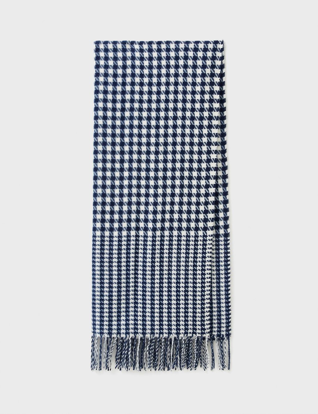 Woven Dogtooth Fringed Scarf 1 of 4