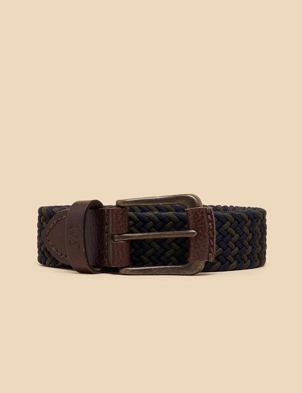 Woven Elasticated Jeans Belt 1 of 3