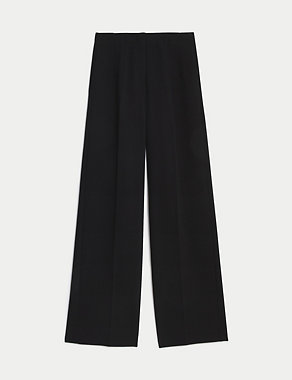 Woven Elasticated Waist Wide Leg Trousers Image 2 of 5