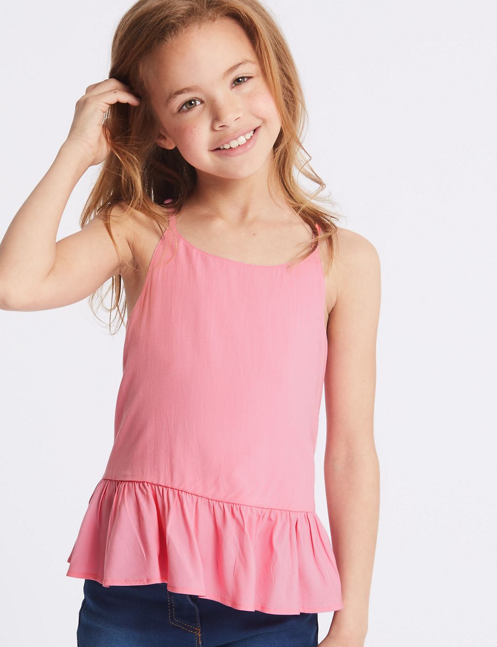 Woven Frill Hem Vest Top (3-16 Years) 3 of 5