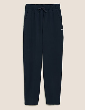 Woven Relaxed Tapered 7/8 Walking Trousers Image 2 of 8