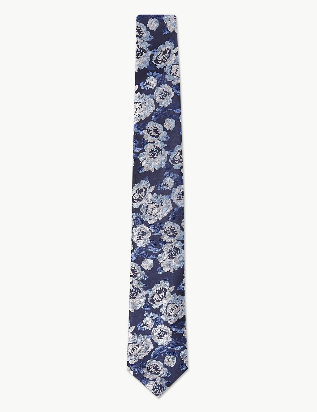 Woven Rose Pure Silk Tie 3 of 3