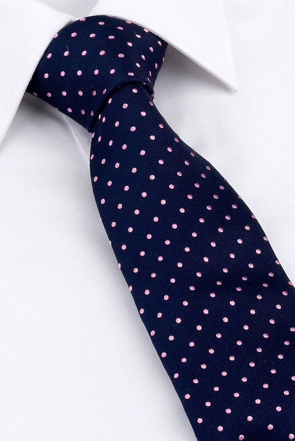 Woven Silk Tie with Stain Resistant™ Image 1 of 1