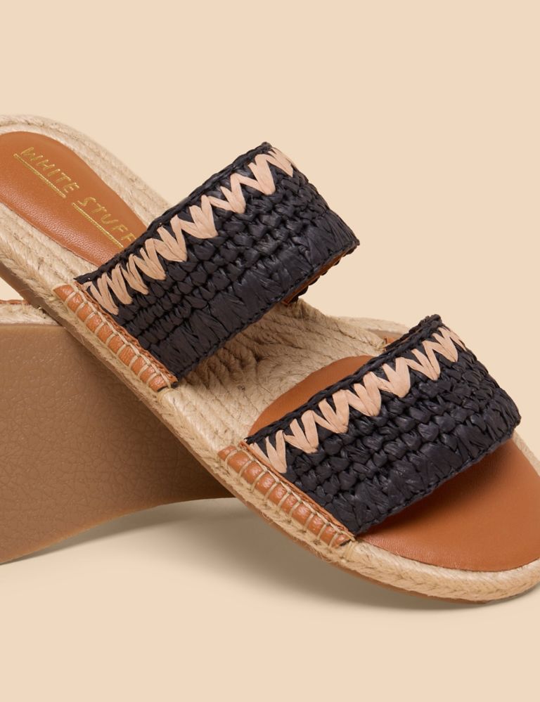 Woven Strappy Flat Mules 3 of 4