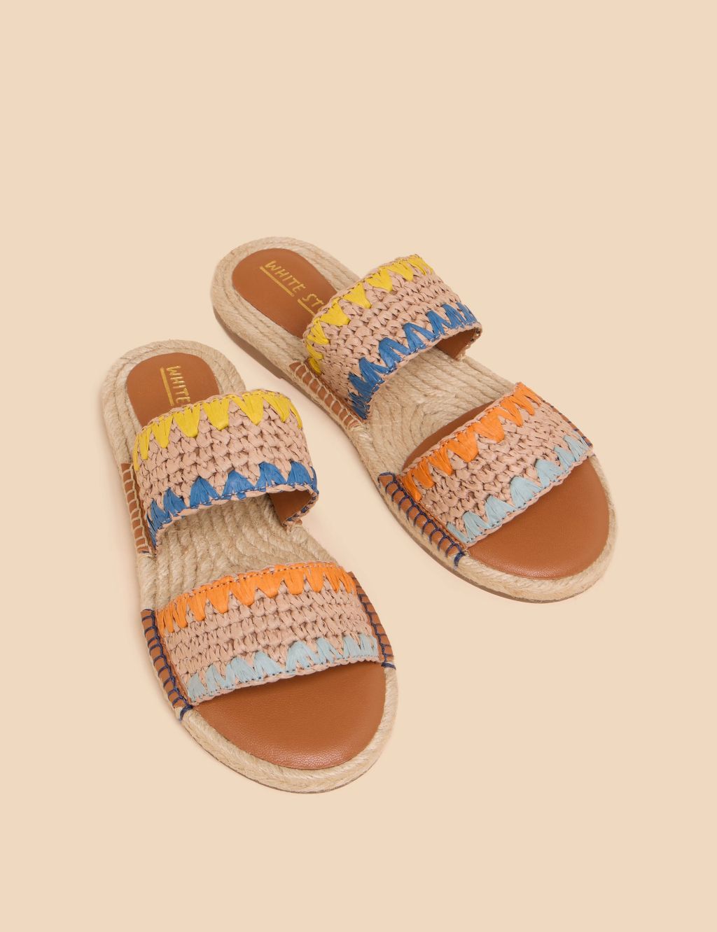 Woven Strappy Flat Mules 2 of 4
