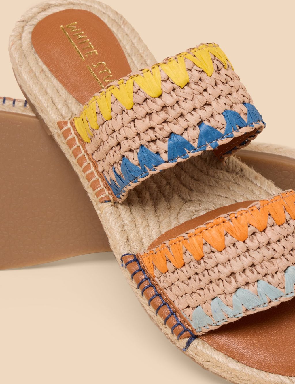 Woven Strappy Flat Mules 4 of 4