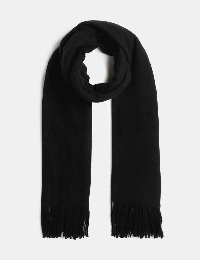 Woven Tassel Blanket Scarf | M&S Collection | M&S