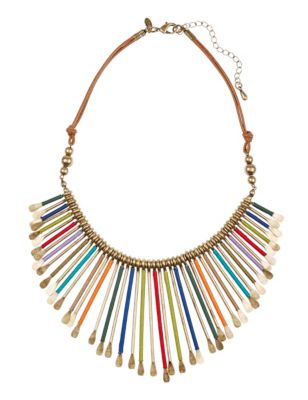 Wrapped Stick Collar Necklace | M&S Collection | M&S