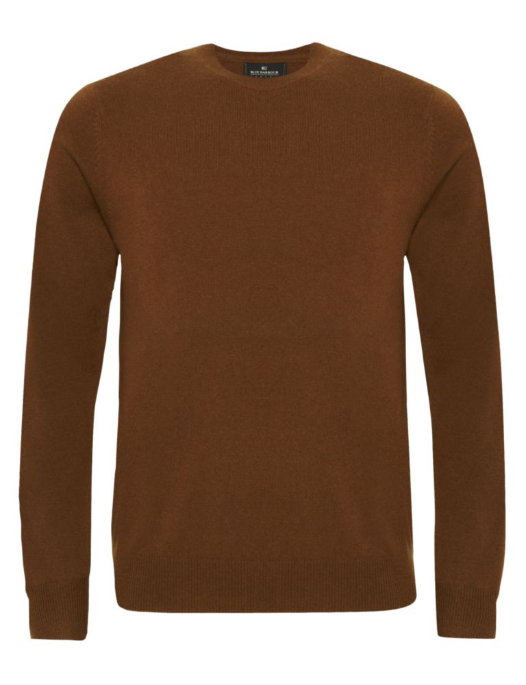 XS Luxury Wool Rich Crew Neck Jumper with Cashmere 2 of 5