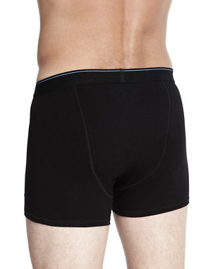 XXXL 3 Pack Cool & Fresh™ Stretch Cotton Assorted Trunks with StayNEW™ Image 2 of 3