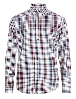 XXXL Premium Pure Cotton Thermal Flannel Checked Shirt Image 2 of 6