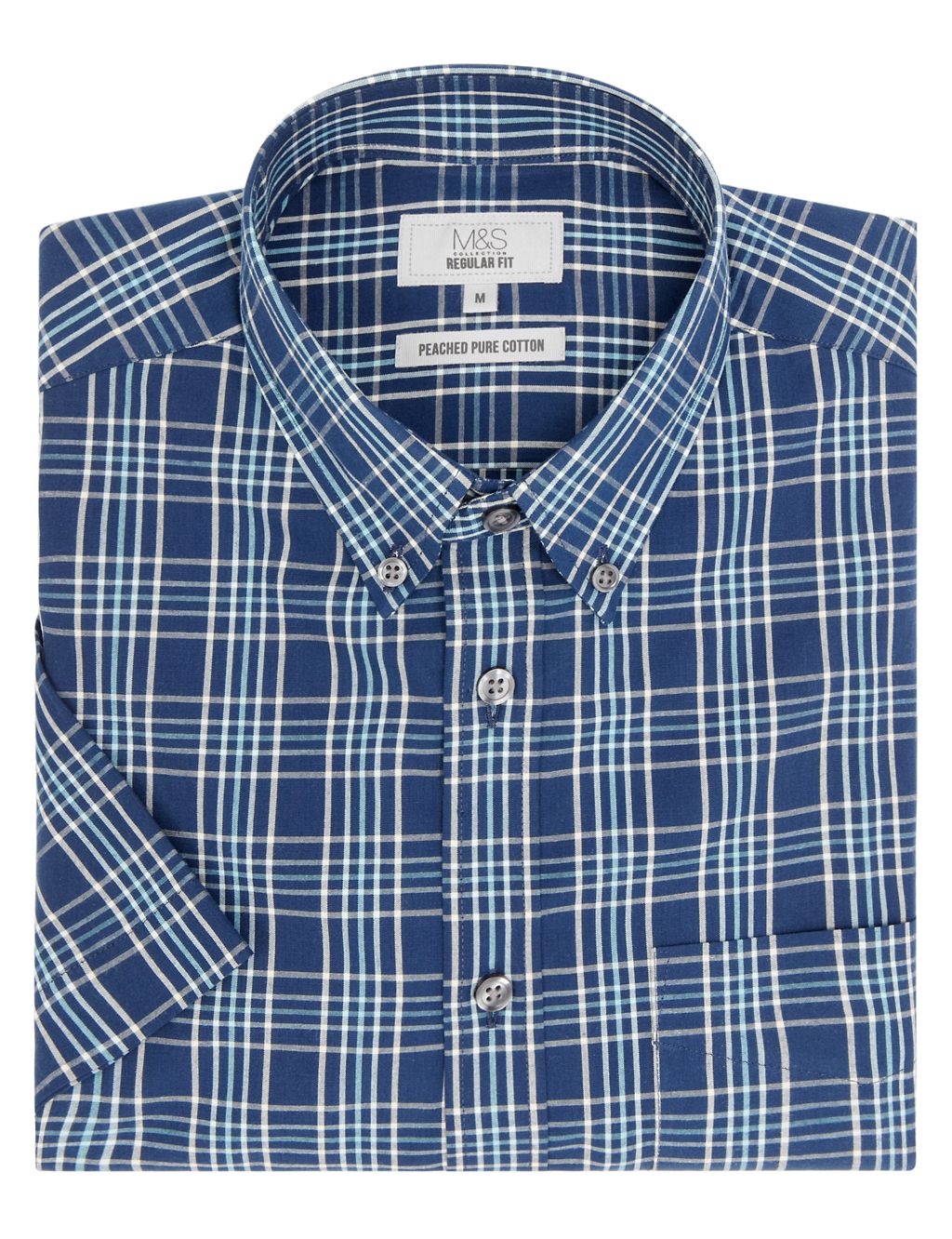 XXXL Pure Cotton Grid Checked Shirt 1 of 1