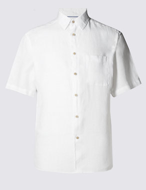 XXXL Pure Linen Easy to Iron Shirt Image 2 of 4