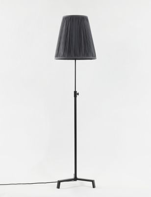 Pleated Large Floor Lamp