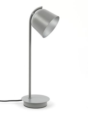 M&S Finn Table Lamp - Grey, Grey,Blush,Black