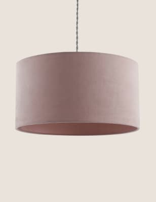 Velvet Oversized Ceiling Lamp Shade