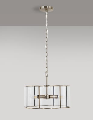 

M&S Collection Belle Pendant Light - Polished Brass, Polished Brass