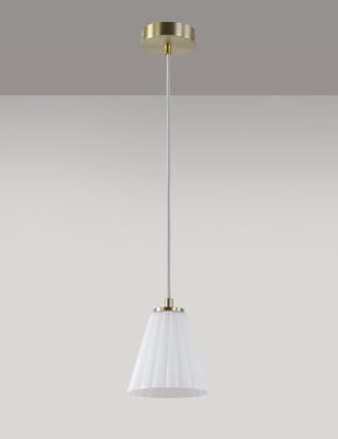 

M&S Collection Lámpara colgante Georgia - Blanco, Blanco