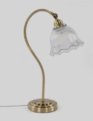M&S Josephine Table Lamp - Antique Brass, Antique Brass