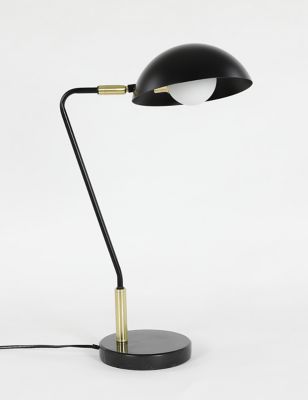 M&S Holden Table Lamp - Polished Brass, Polished Brass