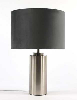 M&S Maxwell Table Lamp - Pewter, Pewter