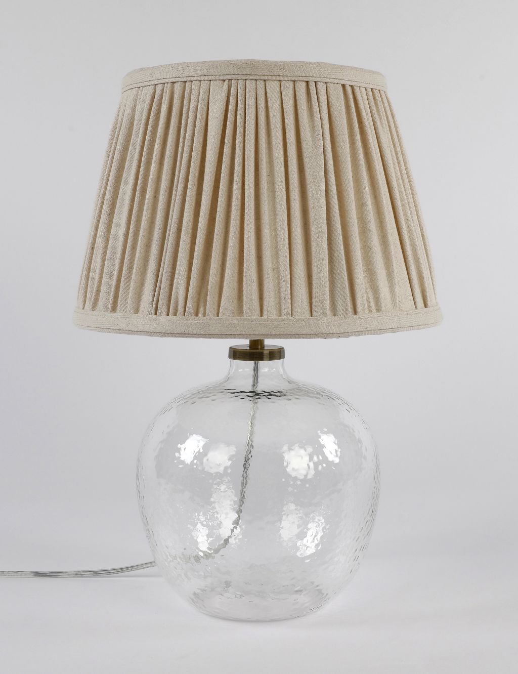 Glass Textured Table Lamp