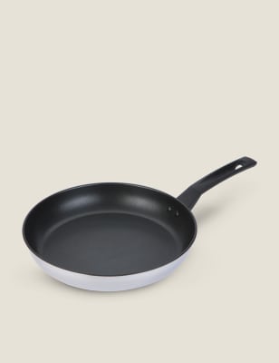 

Prestige Stainless Steel 29cm Large Frying Pan - Silver, Silver