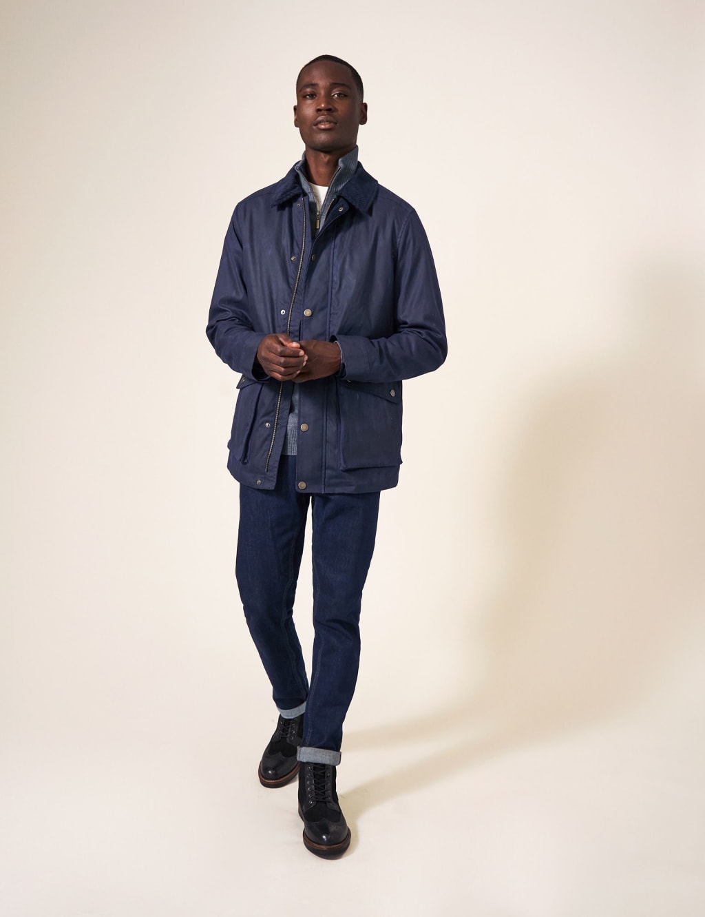 Pure Cotton Wax Jacket image 1