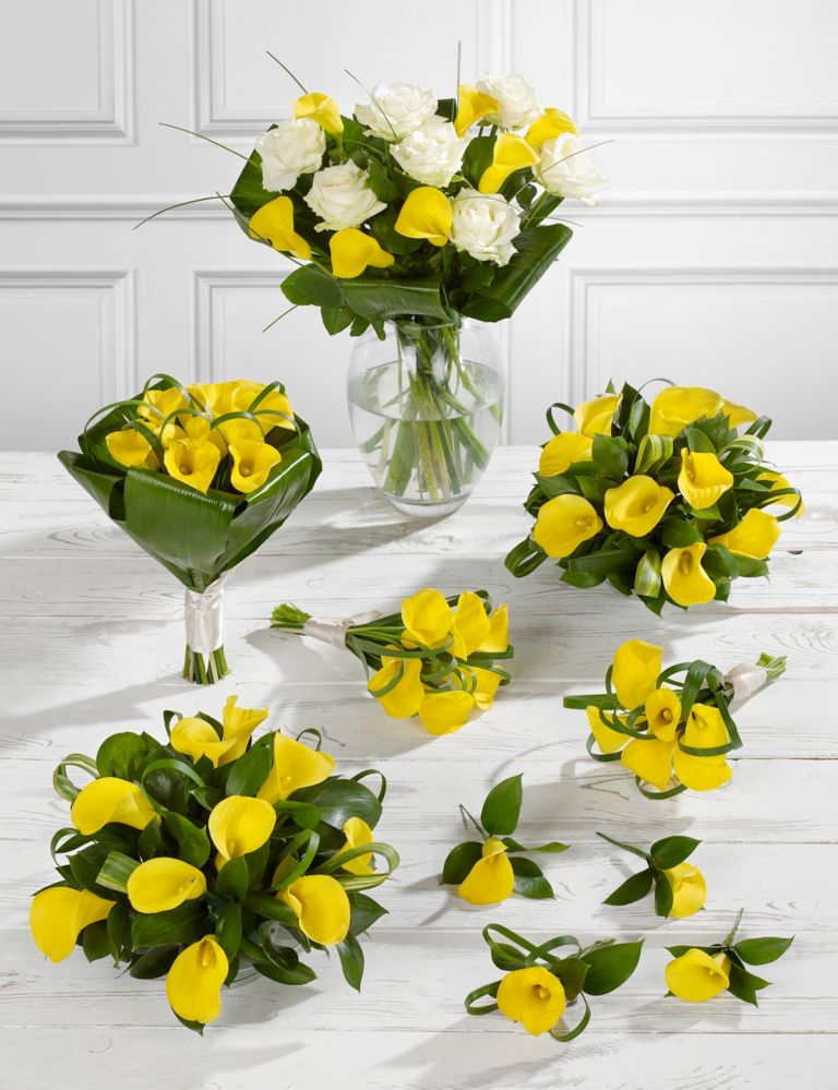 Yellow Calla Lily Wedding Flowers - Collection 4 1 of 1