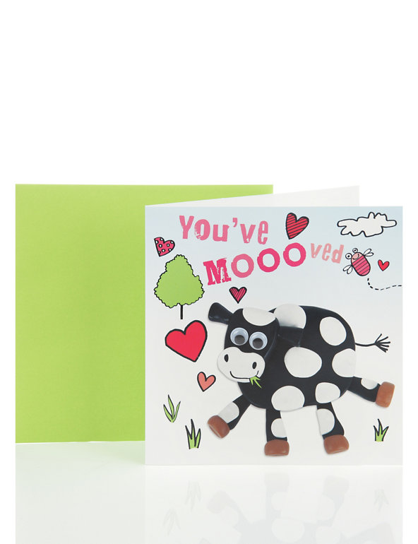 You've Mooved Greeting Card Image 1 of 2