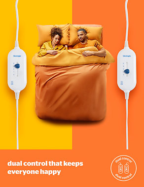 Yours & Mine Dual Control Electric Blanket Image 2 of 10