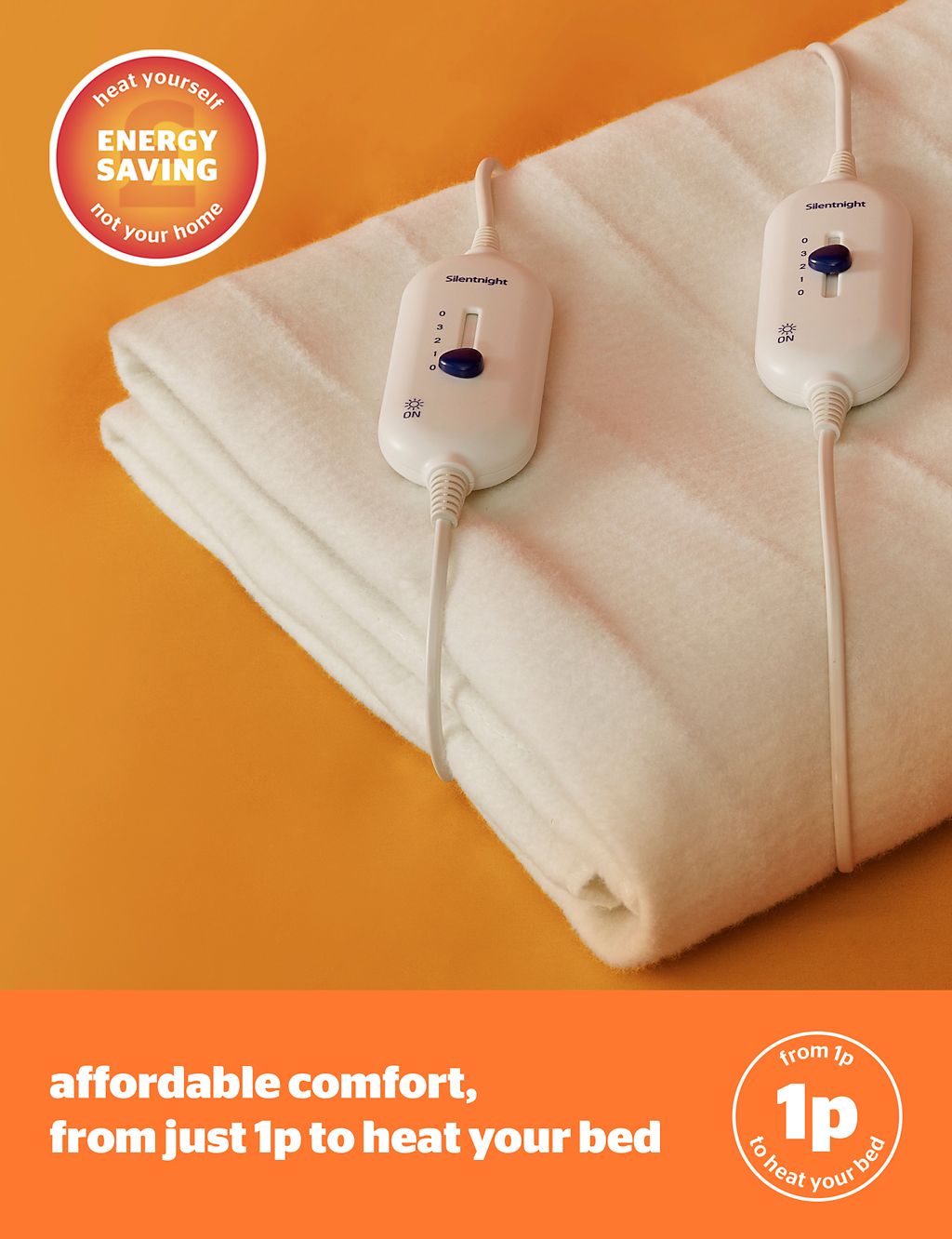 Yours & Mine Dual Control Electric Blanket 4 of 10