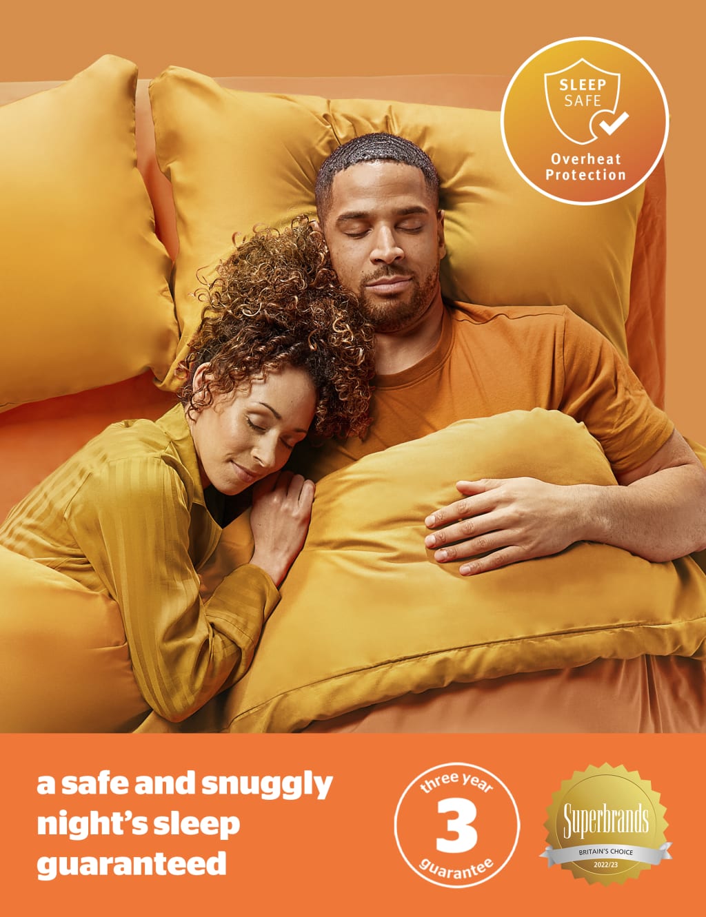 Yours & Mine Dual Control Electric Blanket Silentnight M&S