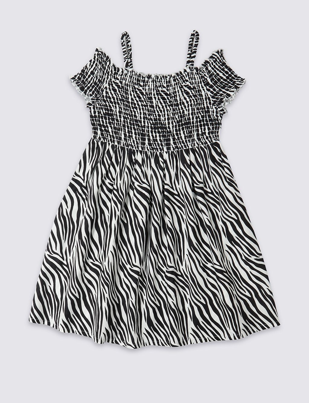 Zebra Print Dress (3-16 Years) 1 of 3