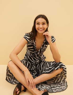 Marks and shop spencer zebra dress