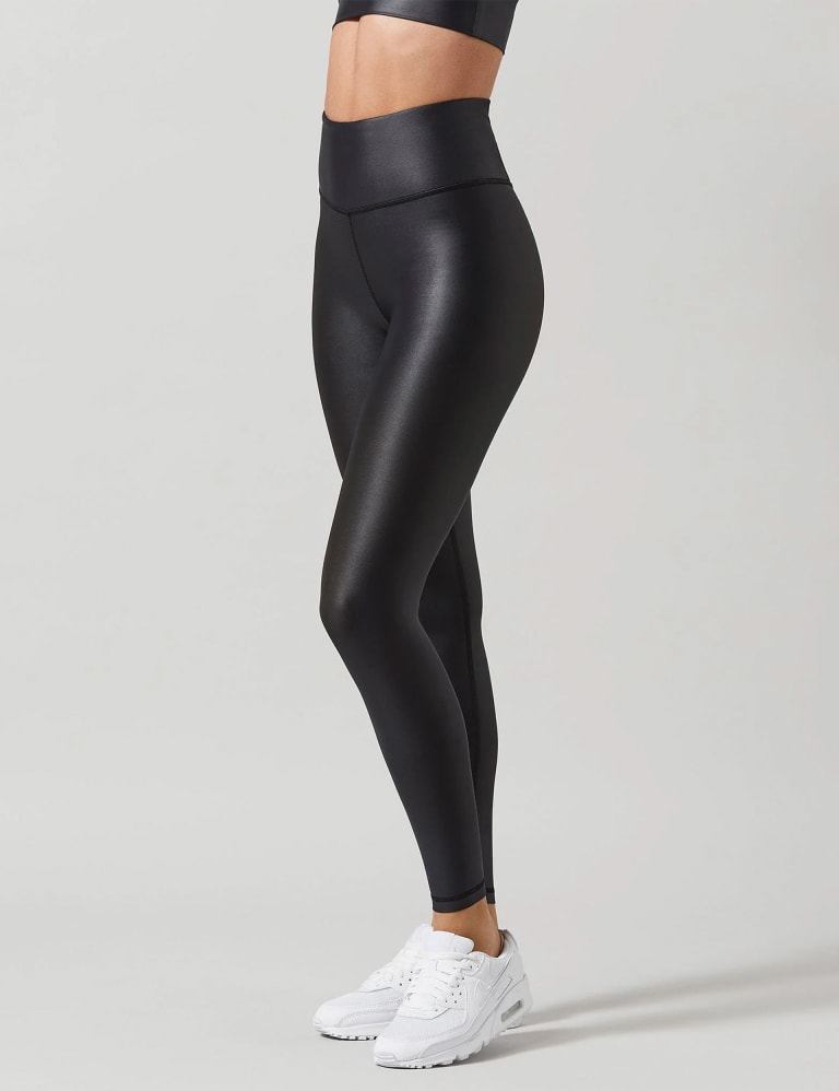 High shine leggings hotsell