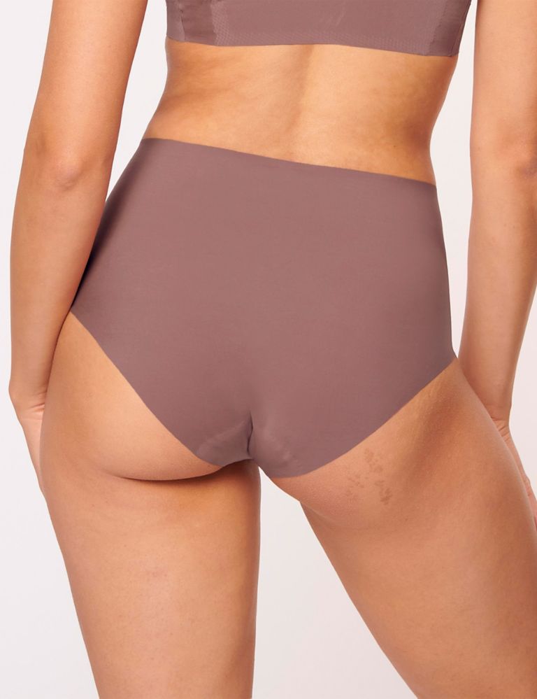 Sloggi Womens Zero Feel High Waisted Seamfree Cotton Underwear or Panties  Basic Maxi Briefs (Skin, 2XL, 3 Pack) 
