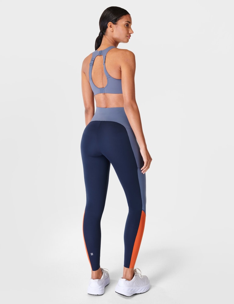 Sweaty Betty POWER FRAME WORKOUT - Top - navy blue/dark blue 